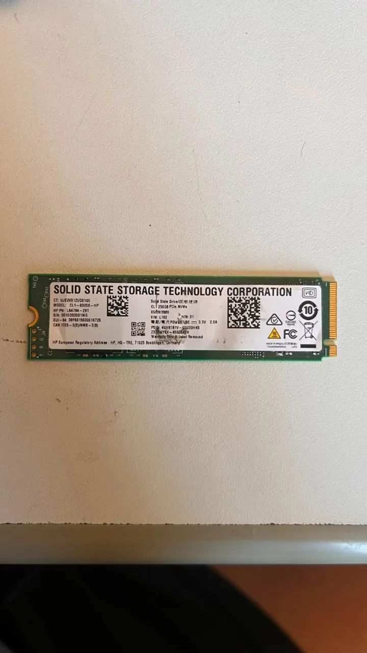 ssd Nvme 256GB