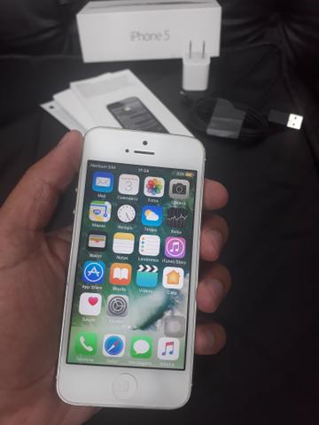 Celular IPhone 5 Branco 16GB Completo Aceito Trocas - Foto 5