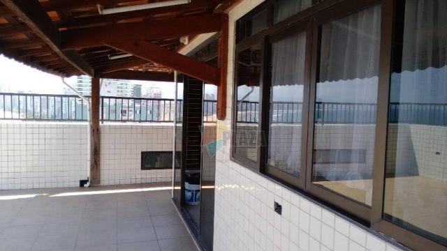 Cobertura com 3 dormitórios para alugar, 256 m² por r$ 5.000/mês - canto do forte - praia - Foto 4