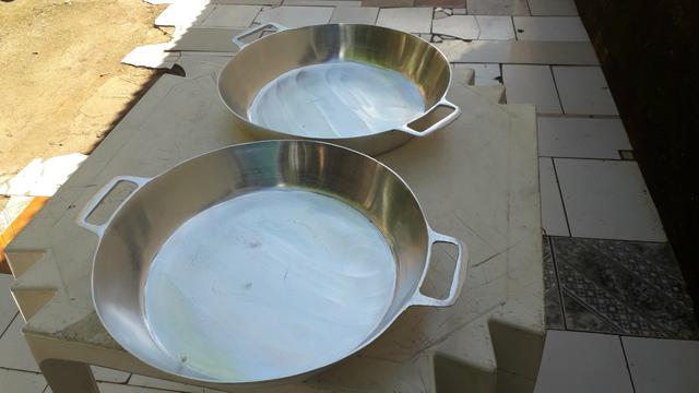 Frigideiras de alumínio batido