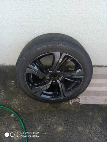Roda Civic G10 aro 17 com pneu