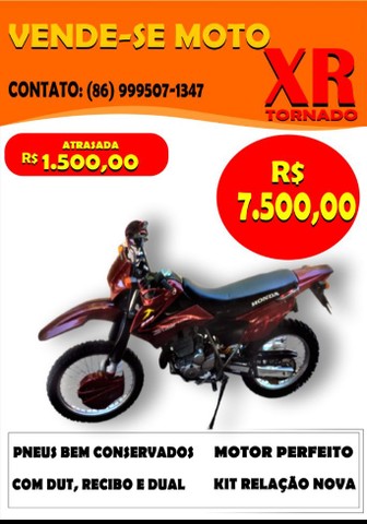 VENDO MOTO XR TORNADO