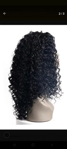 PERUCA FRONT LACE WIG AFRO CACHEADA