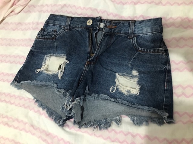 short jeans tamanho 36