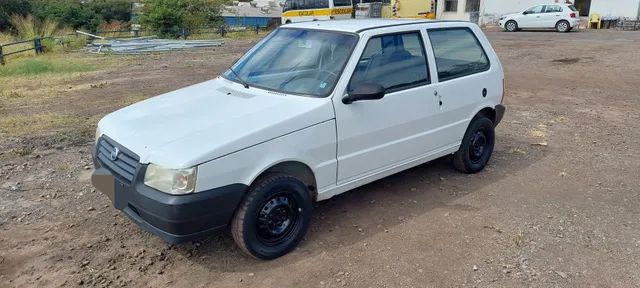 Fiat Uno Mille Fire Flex, cor prata (18248)