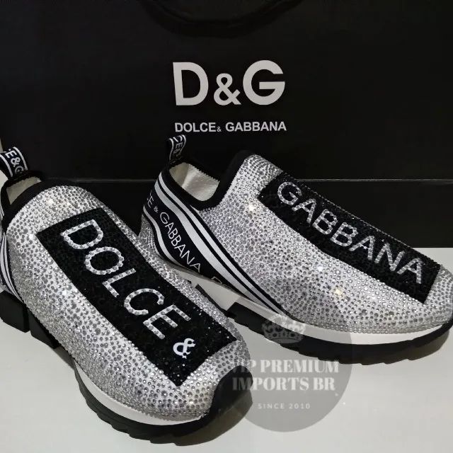 tênis sorrento com cristais Dolce & Gabbana