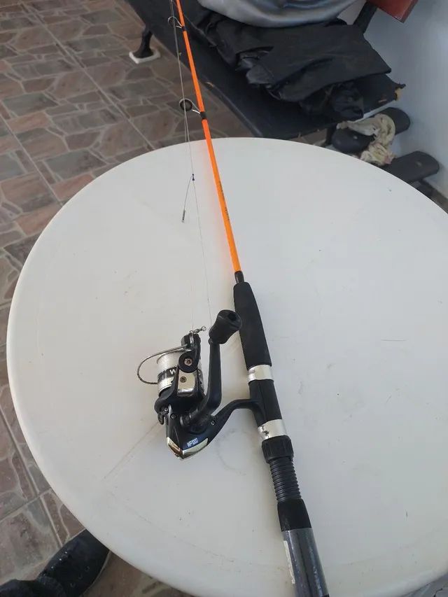 Vdo vara de pesca com molinete  - Foto 5