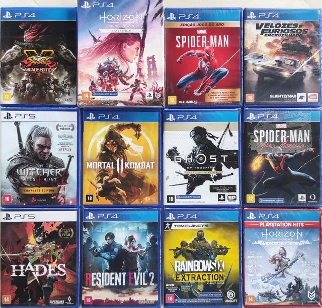 Encarte Loja Games Jogos- Playstation PS5 PS4 [CDR e PDF]