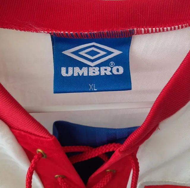 CAMISA OLDHAM ATHLETIC INGLATERRA UMBRO 1993 MADE IN ENGLAND FRETE GRATIS - Foto 4