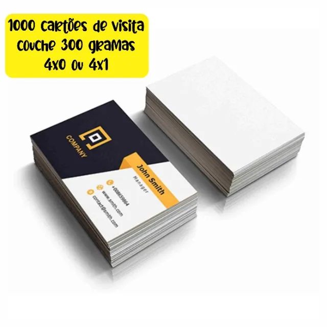 cartão de visitas laminação total