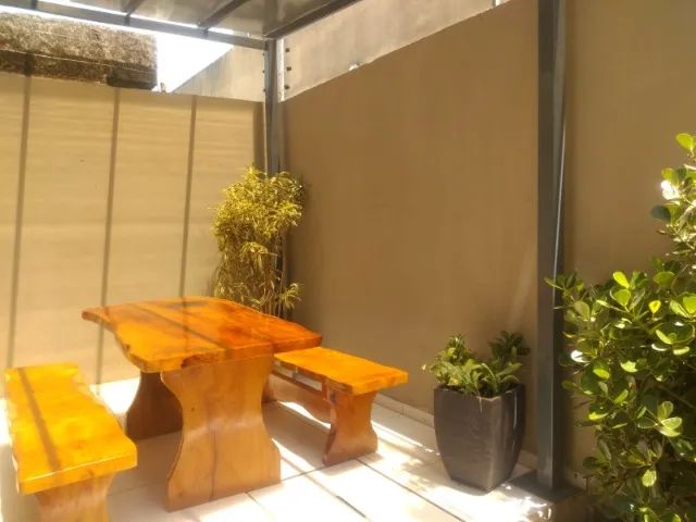 Mesas e Bancos de madeira - Foto 3