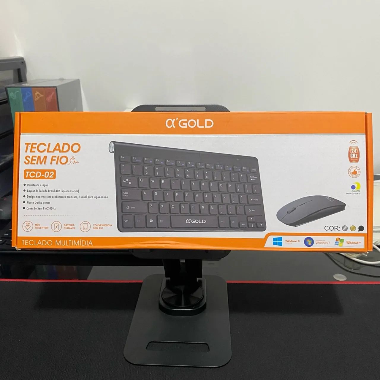 Teclado e mouse sem fio