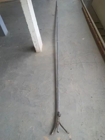 Antena p/ TV e haste de ferro de 4,30 m c/ base p/ instalação. Favor ler o anúncio. - Foto 3