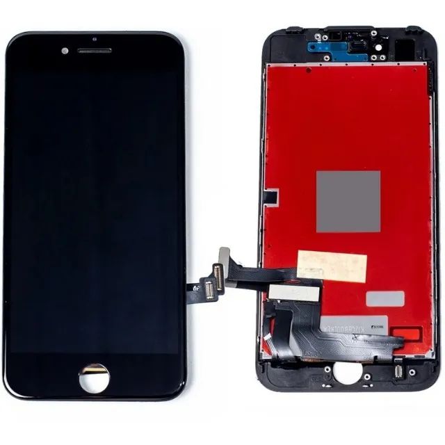 Tela Iphone 8 Plus Preto Display Lcd Touch Screen Modelo: A1864 A1897 A1898