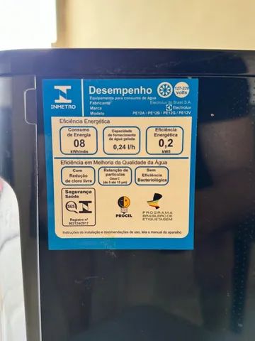 Purificador de água Electrolux, Fria e Natural Elétrico Compacto Pure 4x Cinza Bivolt  - Foto 3