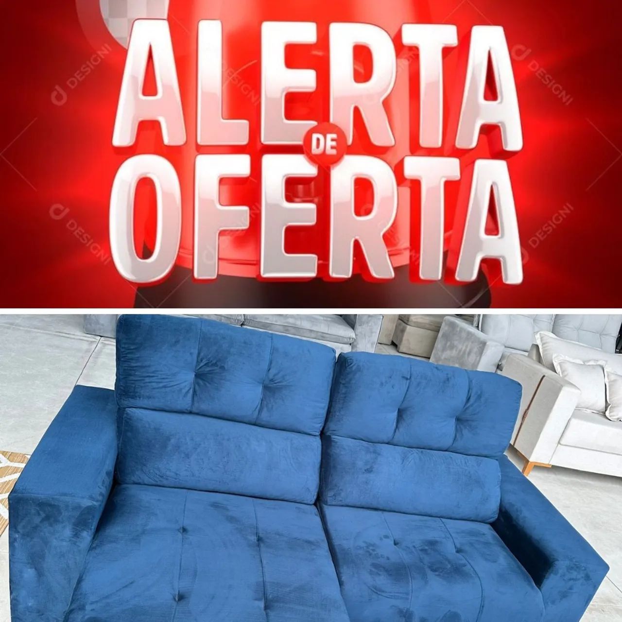 Sofá retrátil super oferta 3 lugares 