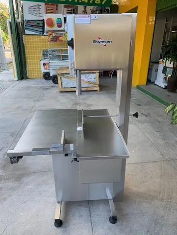 Serra fita para carnes , peixes , em inox - marca skymsen - supermercado  - Foto 2