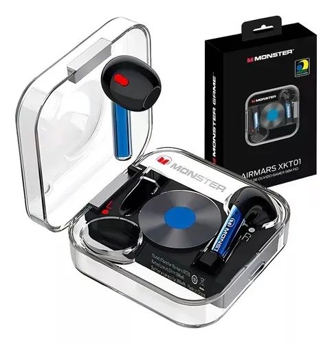 Fone De Ouvido Sem Fio Bluetooth 5.4 Monster Xkt01 Monster