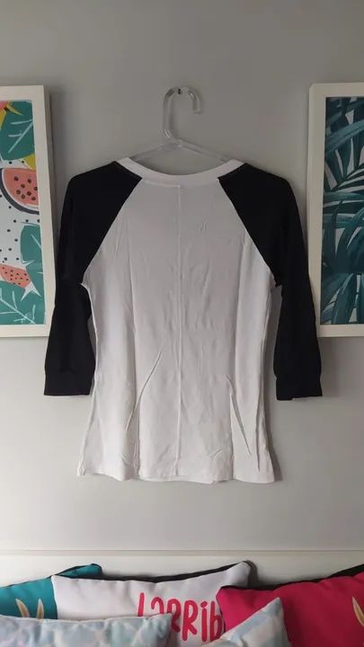 camiseta high school manda 3/4 detalhe onça - Foto 2