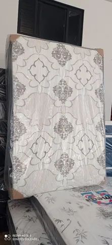 CAMA BOX CASAL ESPUMA SELADA NOVA 