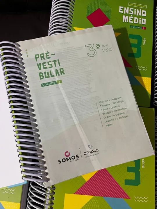 Kit Apostilas Pensi O Ano Ensino M Dio Enem Pr Vestibular Livros E Revistas Andara Rio