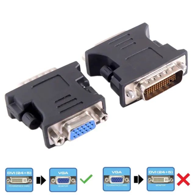Adaptador DVI-I (Macho) 24+5 Pinos para VGA (Fêmea) - Altomex em São Luís ma