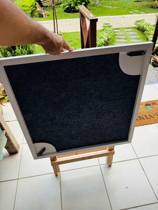 Mesa de Jogo Dobrável - Ideal para Jogos de Tabuleiro e Cartas e Dominó - Foto 2