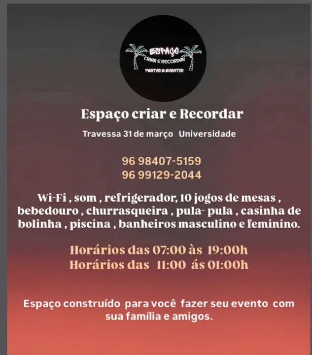 Alugo Espaço para eventos, festa e aniversário. Piscina e mini parque infantil. - Foto 2