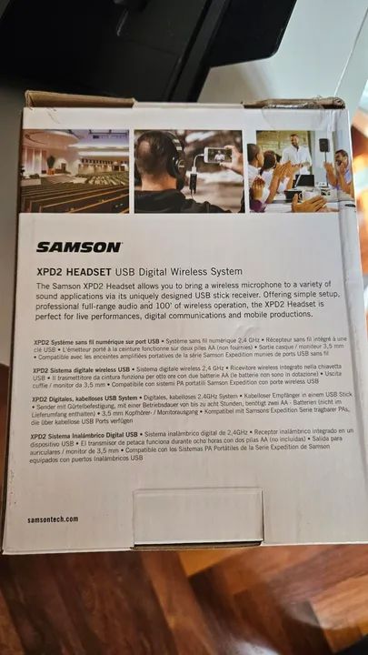 Microfone Samson XPD2 Wireless - Foto 2