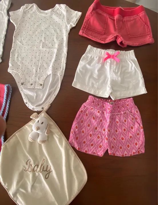 Lote de roupas 6m a 18m marcas famosas - Foto 6