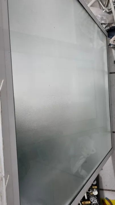 Vidro Fixo em Alumínio branco  - Foto 2