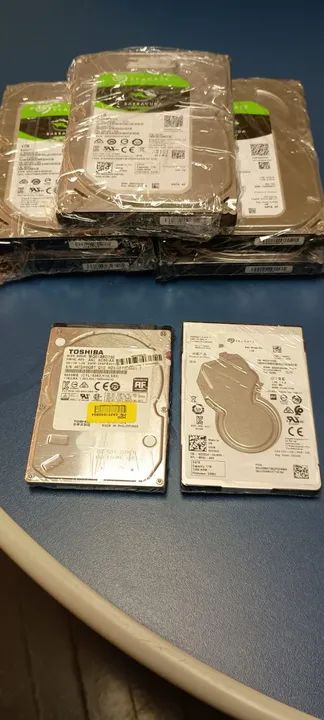 HDs usados, testados e em perfeito funcionamento, com valores a partir de R$ 40,00. - Foto 2