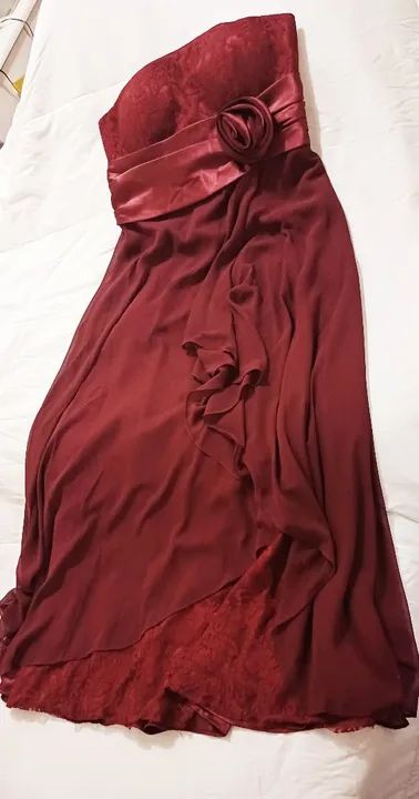 Vestido longo G  usado 1 única vez - Foto 2