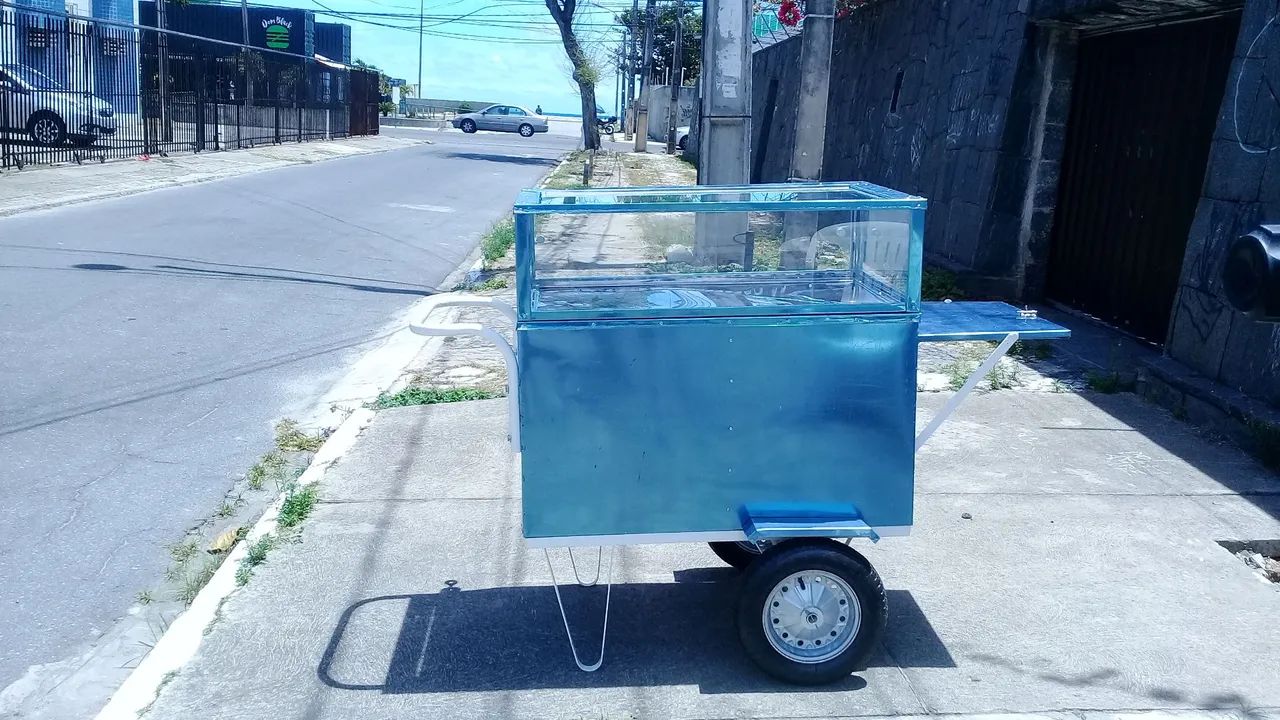 Carrinho de BOLO TORTAS - Novo - Ideal para Lanches e Alimentos - Foto 3