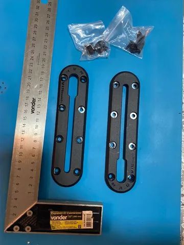 02 Trilhos universais para caiaques ou barcos para acessórios 