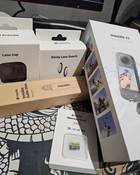 Camera de ação Insta 360 X3432957430842019840