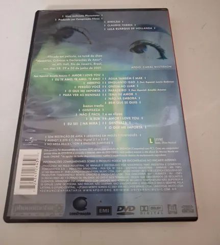 Dvd Marisa Monte Memórias, Crônicas e Declarações de Amor - Foto 2