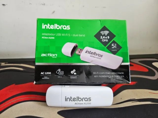Wifi Usb Intelbras AC1200 5GHz 2.4Ghz