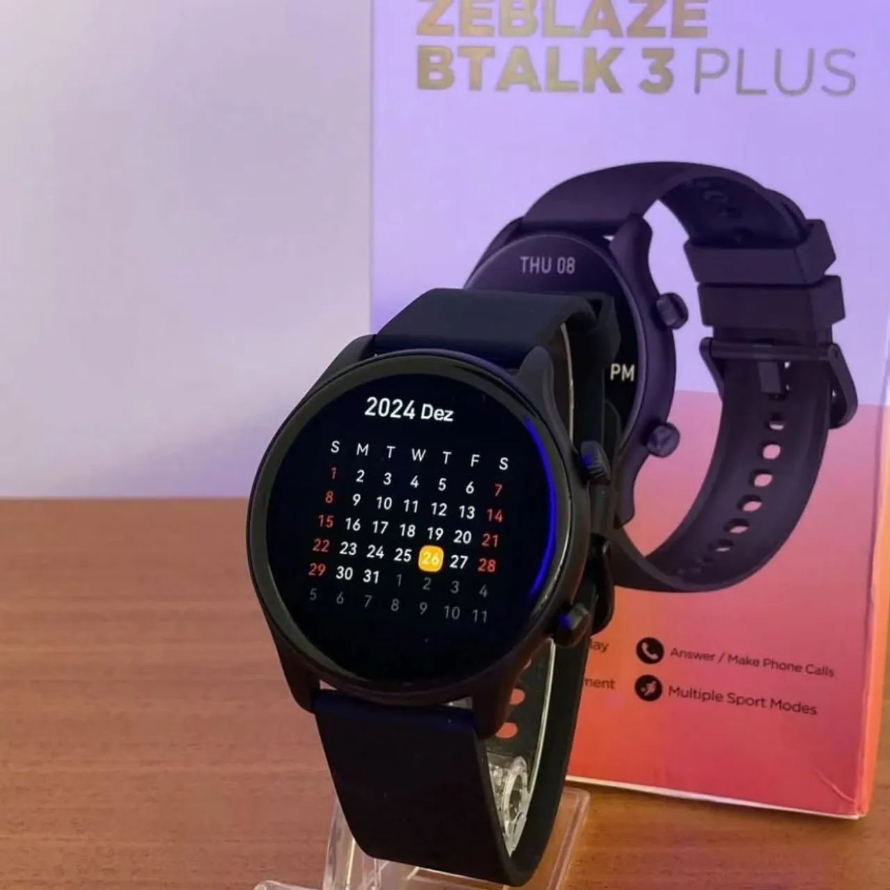 Relógio Smartwatch Zeblaze Btalk 3 Plus Á Prova Dágua  - Foto 3