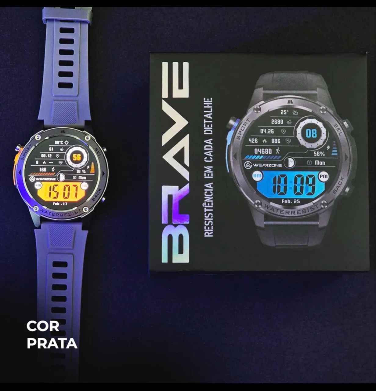 O Smartwatch Wearzone Brave - Foto 5