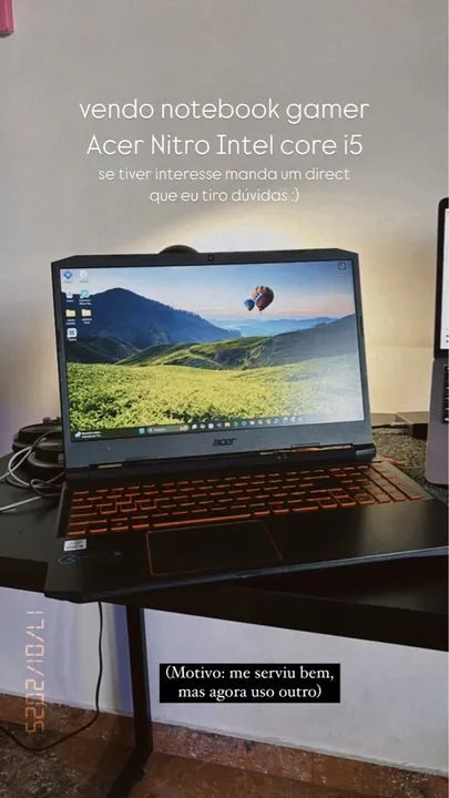 Notebook Gamer Acer Nitro Intel Core i5