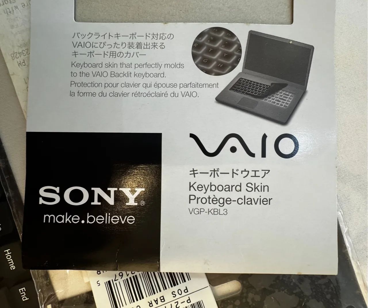 Protetor de Teclado Sony VAIO Original VGP-KBL3/B - Foto 2