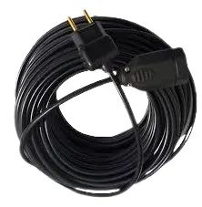 Tomada extensão com 25 mt metros grande comprida Cabo pp 2x0,75mm