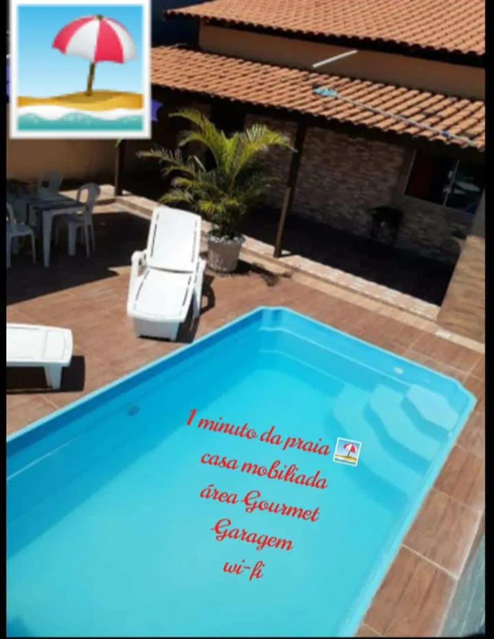 Casa para temporada na praia Cordeirinho 