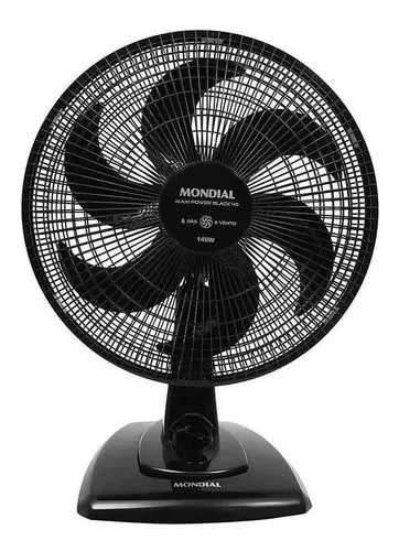 Ventilador de Mesa Mondial Maxi Power Black 40cm