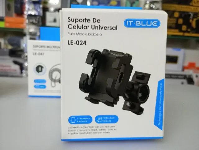 Suporte de Celular Universal Para Moto e Bicicleta- LE-024 - Foto 2