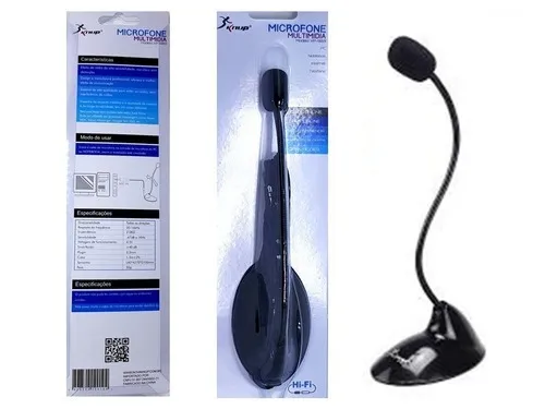 Microfone Mesa Knup Kp-903 Preto