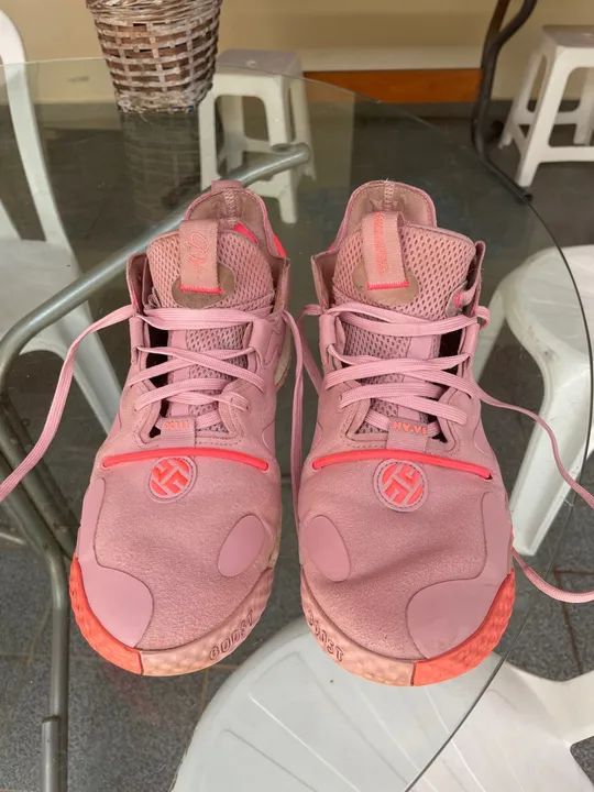 Tênis Adidas Harden Vol 6 Rosa - Tênis de Basquete - 41 - Foto 5