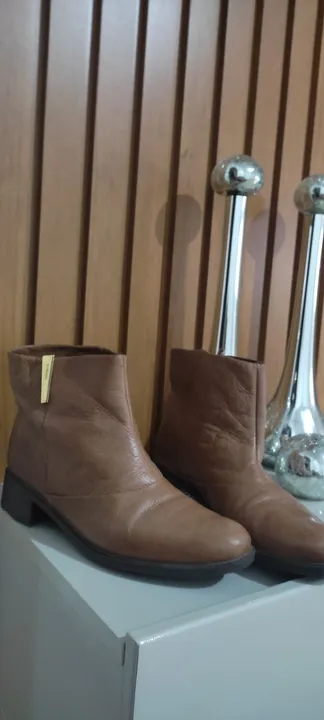 bota couro caramelo dumond
