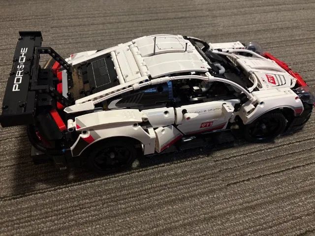 Blocos de montar Porsche 911 RSR com 1580 Peças e 50cm - Foto 4